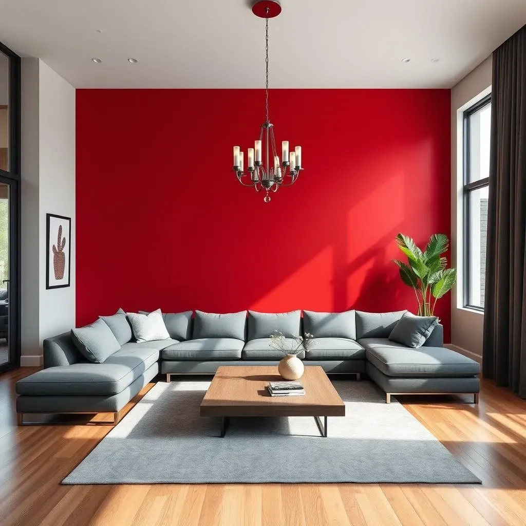 Stunning Living Room Ideas with Red Accent Wall: A Power Guide