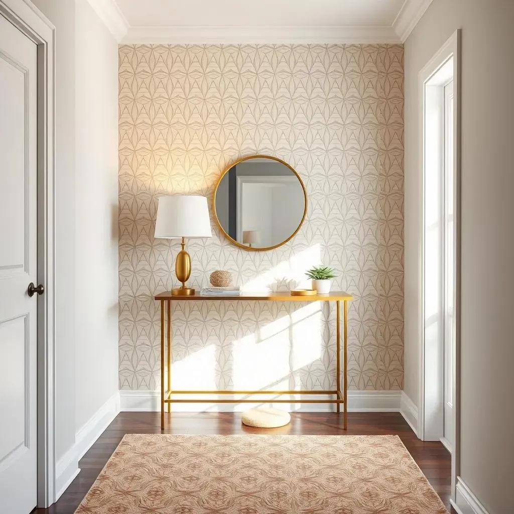 Maintaining and Styling Your Wallpaper Accent Wall Entryway