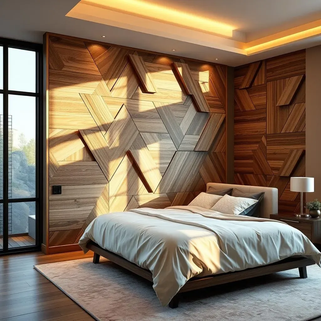 Master Bedroom Accent Wall Ideas with Texture and Dimension