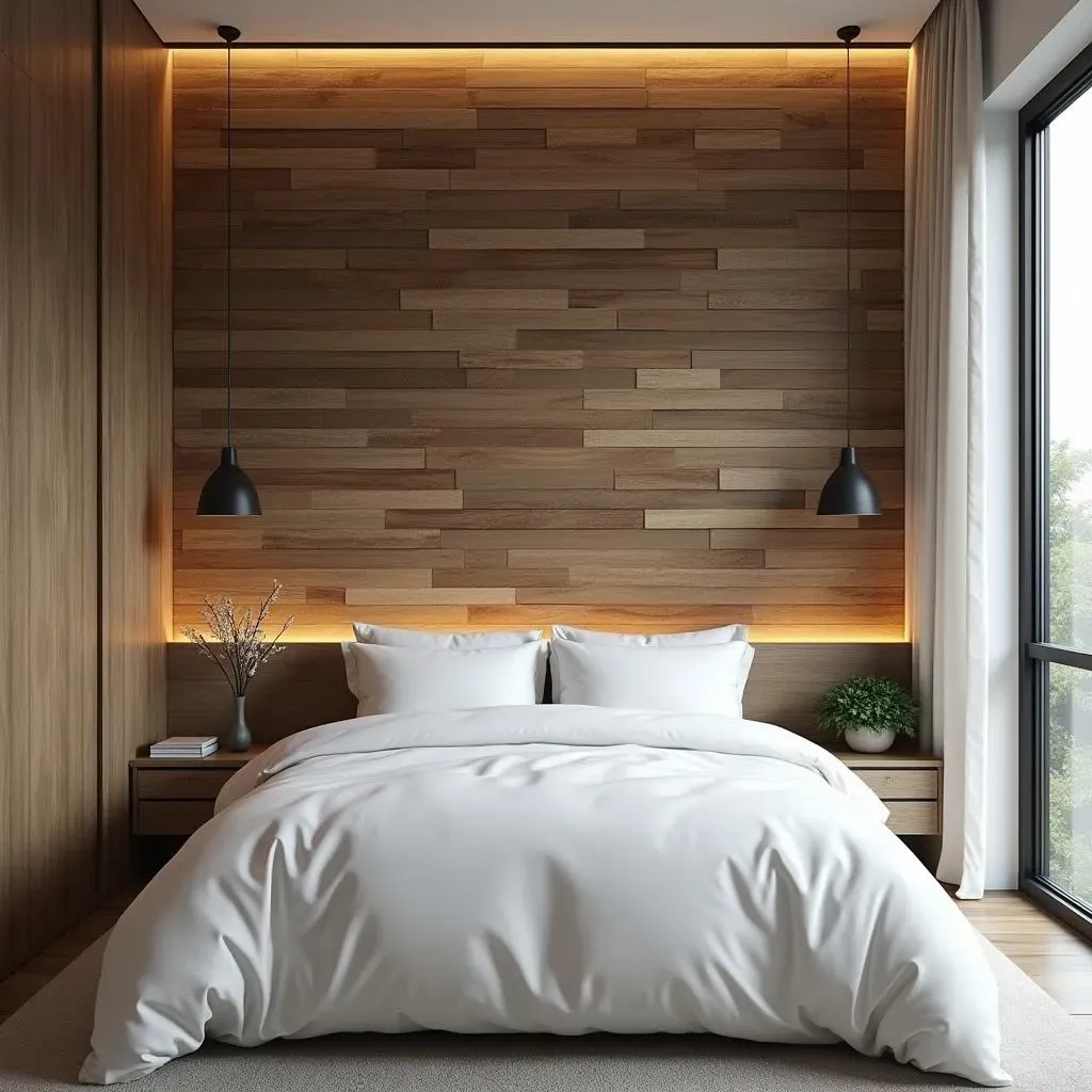 34 Stunning Master Bedroom Wood Accent Wall Ideas to Discover