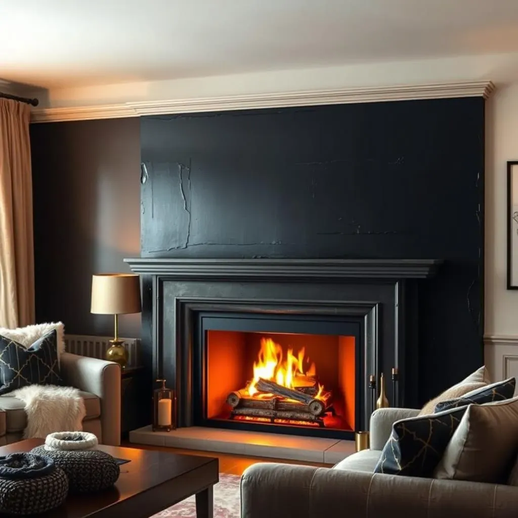 Materials and Finishes for Your Black Fireplace Accent Wall