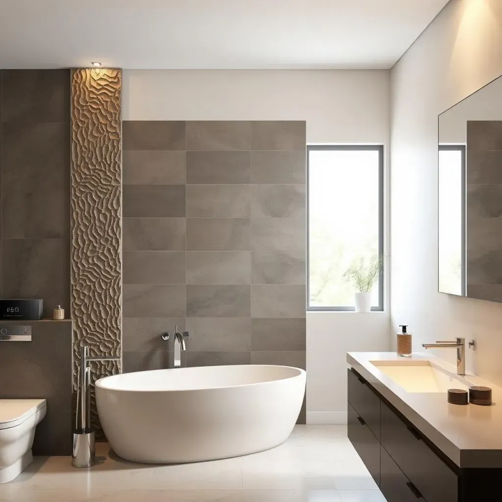 Materials and Styles for Your Modern Bathroom Accent Wall