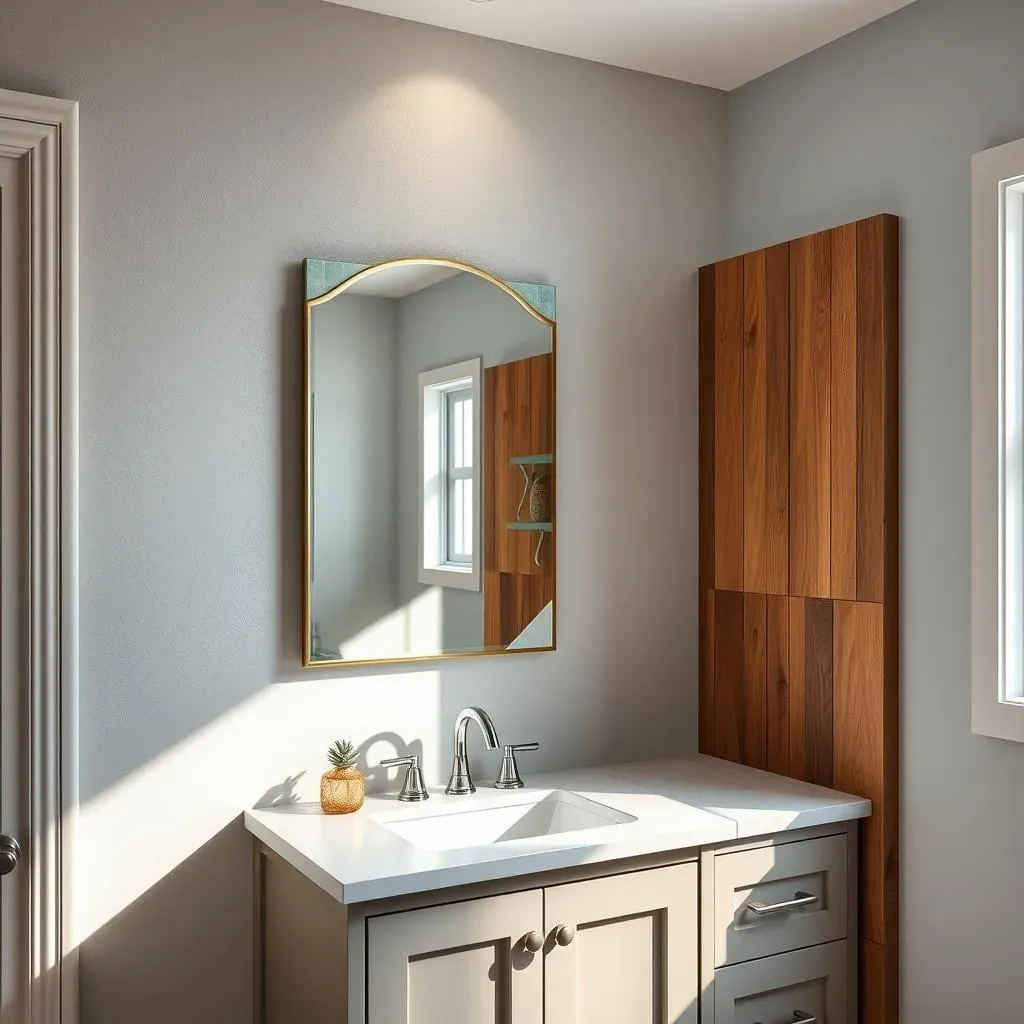 Materials and Styles for Your Vanity Accent Wall