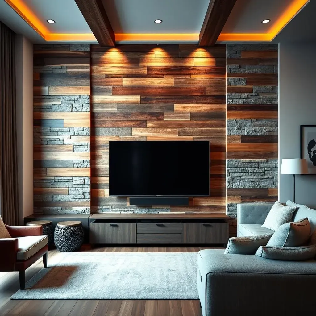 Materials and Textures for a Stunning TV Accent Wall