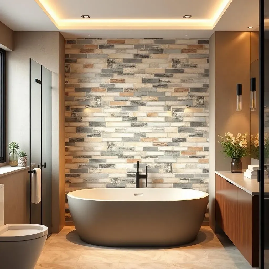 Materials That Make Your Bathroom Tile Accent Wall Pop