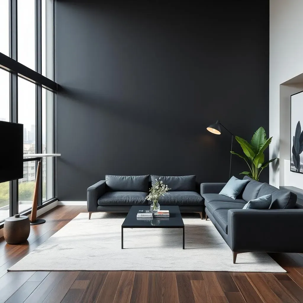 Ultimate Matte Black Accent Wall Ideas