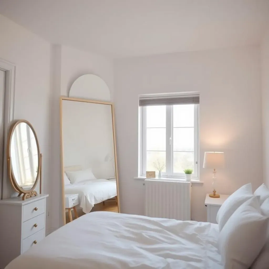 Maximize Space and Light: Clever Mirror Placement for Small Bedrooms