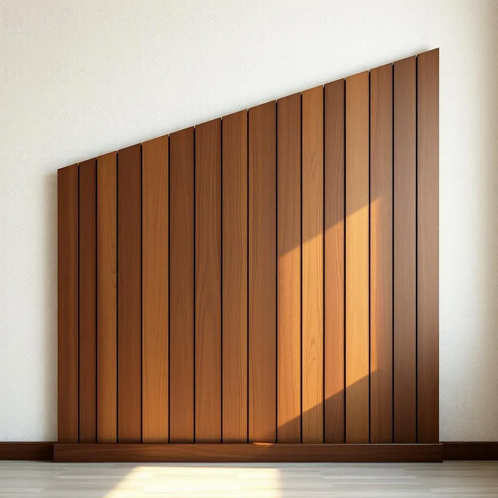 MidCentury Modern Wood Slat Walls