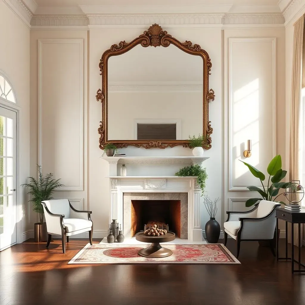 Mirror Magic: Creating a Focal Point with Mirrors on Your Living Room Accent Wall