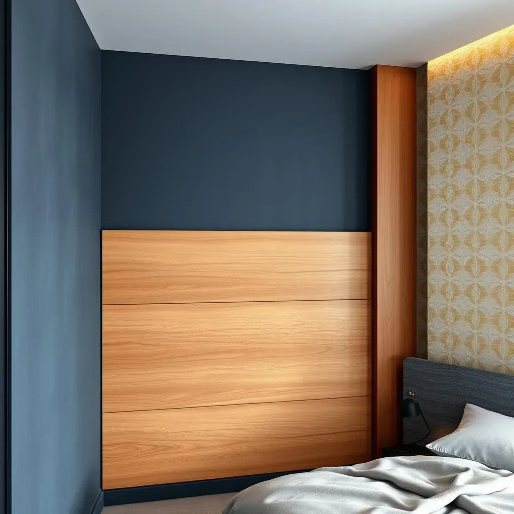Modern Accent Wall Bedroom Ideas: Materials and Textures