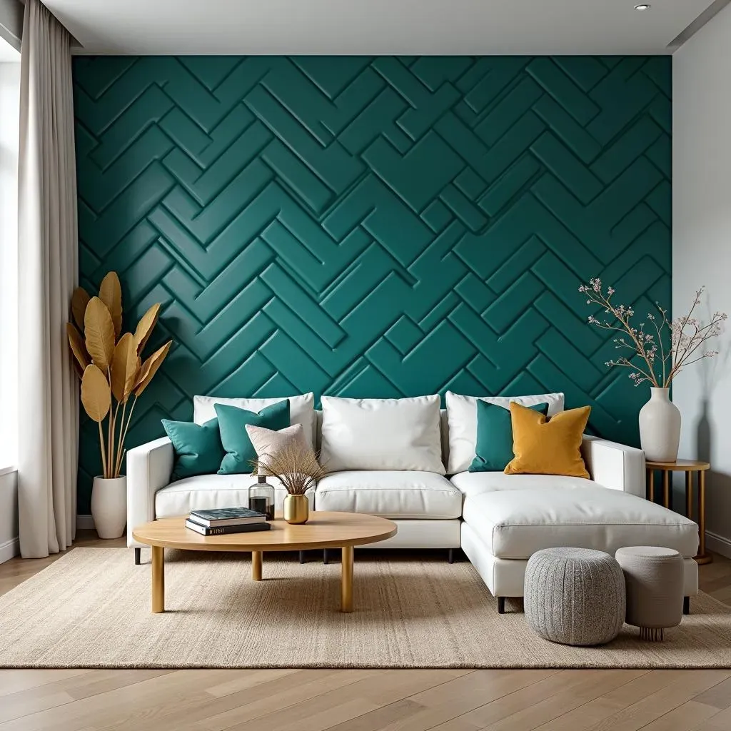 Modern Accent Wall Ideas for a Living Room Makeover