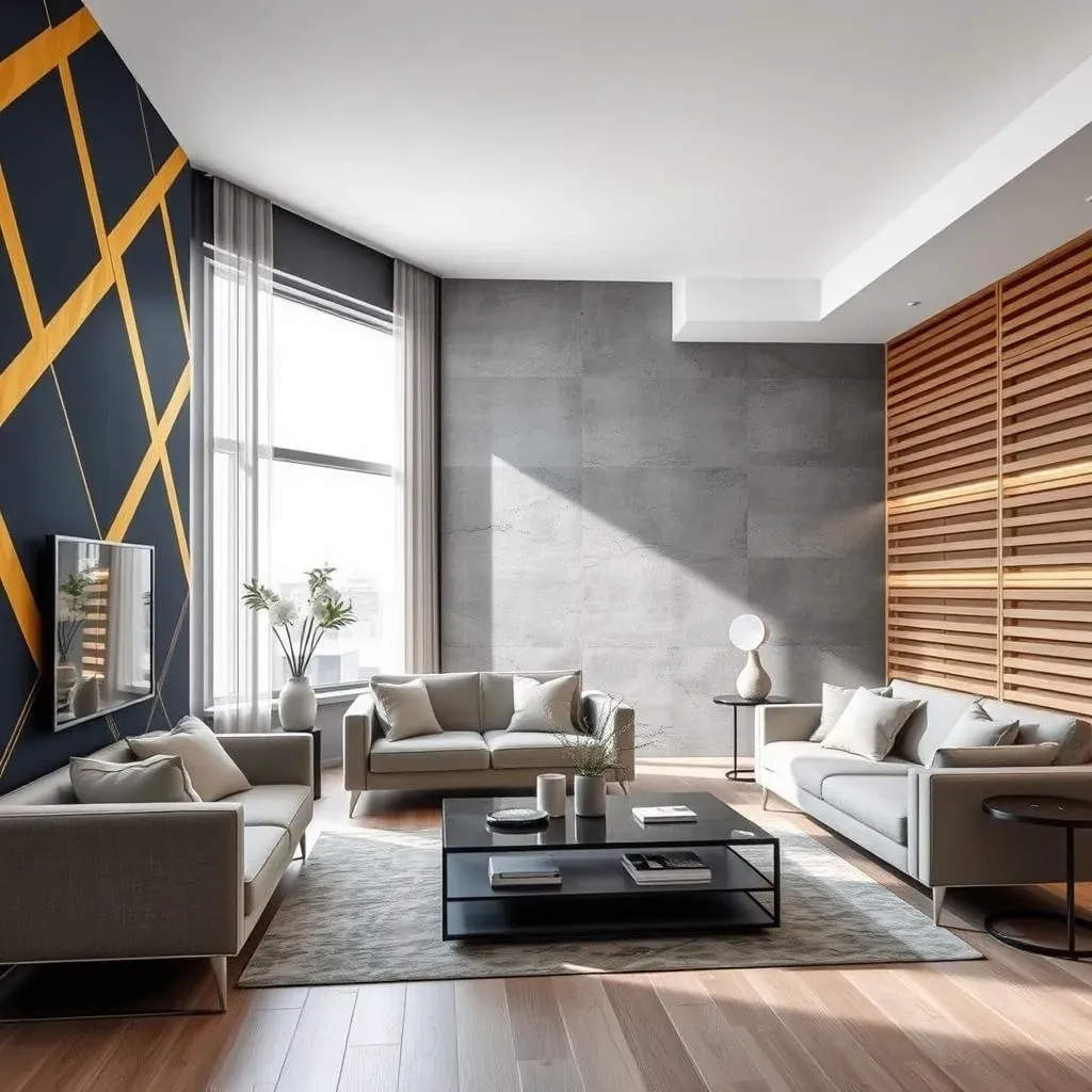 Absolute Modern Accent Wall Ideas Living Room: Energize Your Space
