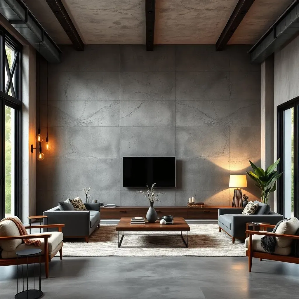 Ultimate Modern Accent Wall Ideas with Concrete