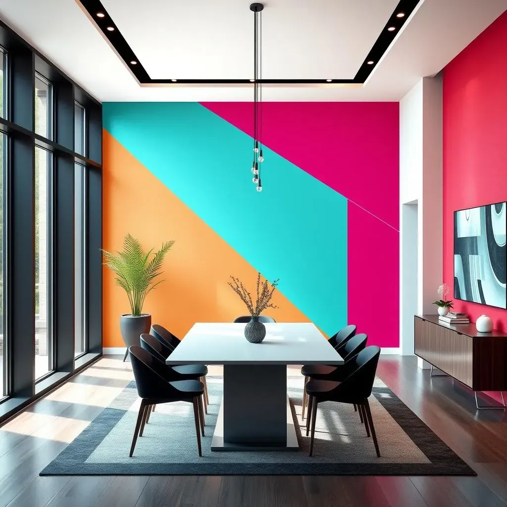 Modern Dining Room Accent Wall Ideas and Trends