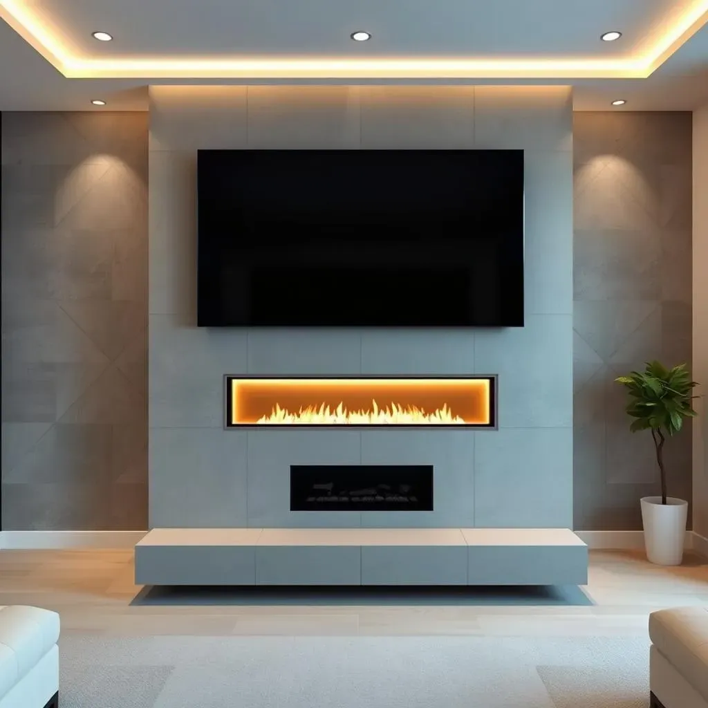 Modern Fireplace Designs with Stunning Accent Walls