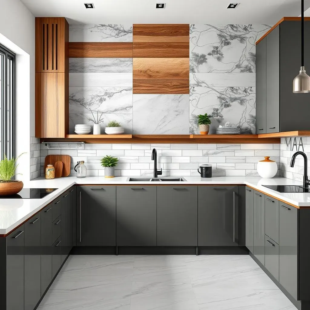 Modern Kitchen Accent Wall Ideas: Choosing the Right Colors and Materials