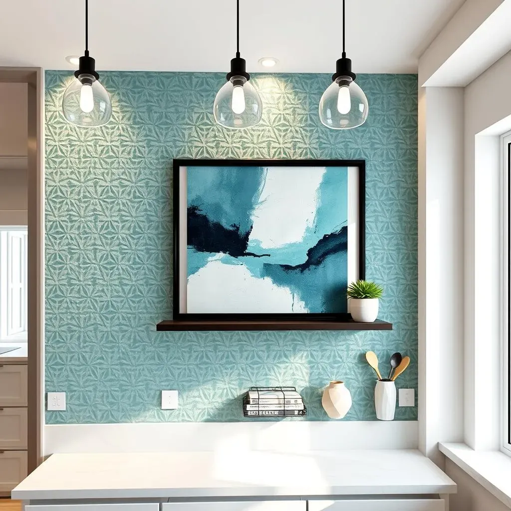 Modern Kitchen Accent Wall Ideas:  Incorporating Lighting and Decor