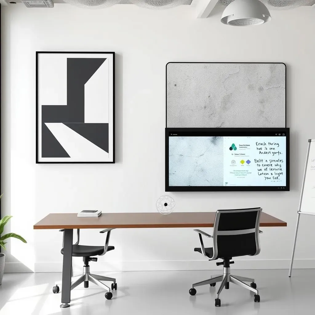 Modern Office Wall Decor Pinterest: Sleek and Stylish Designs