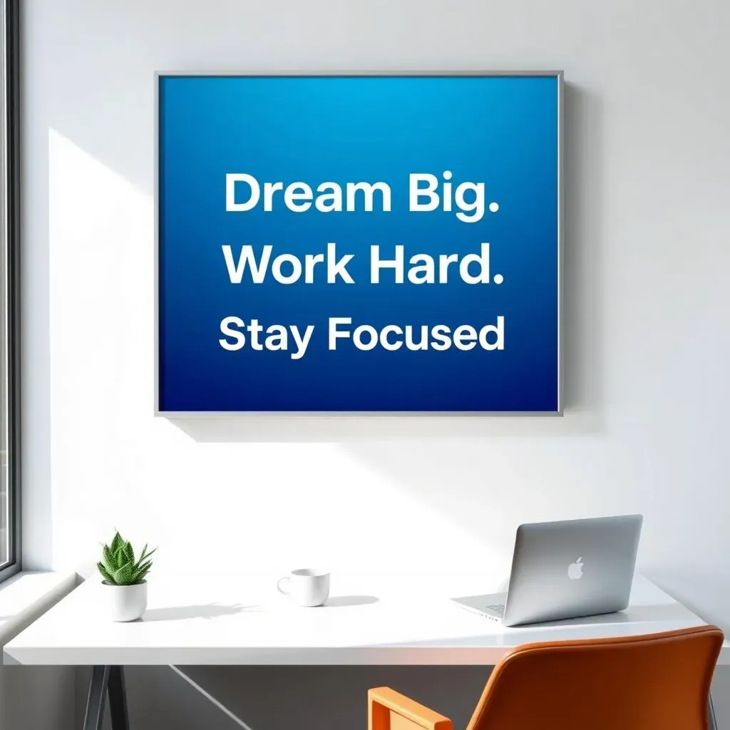 Motivational Office Wall Art Pinterest: Boost Your Productivity
