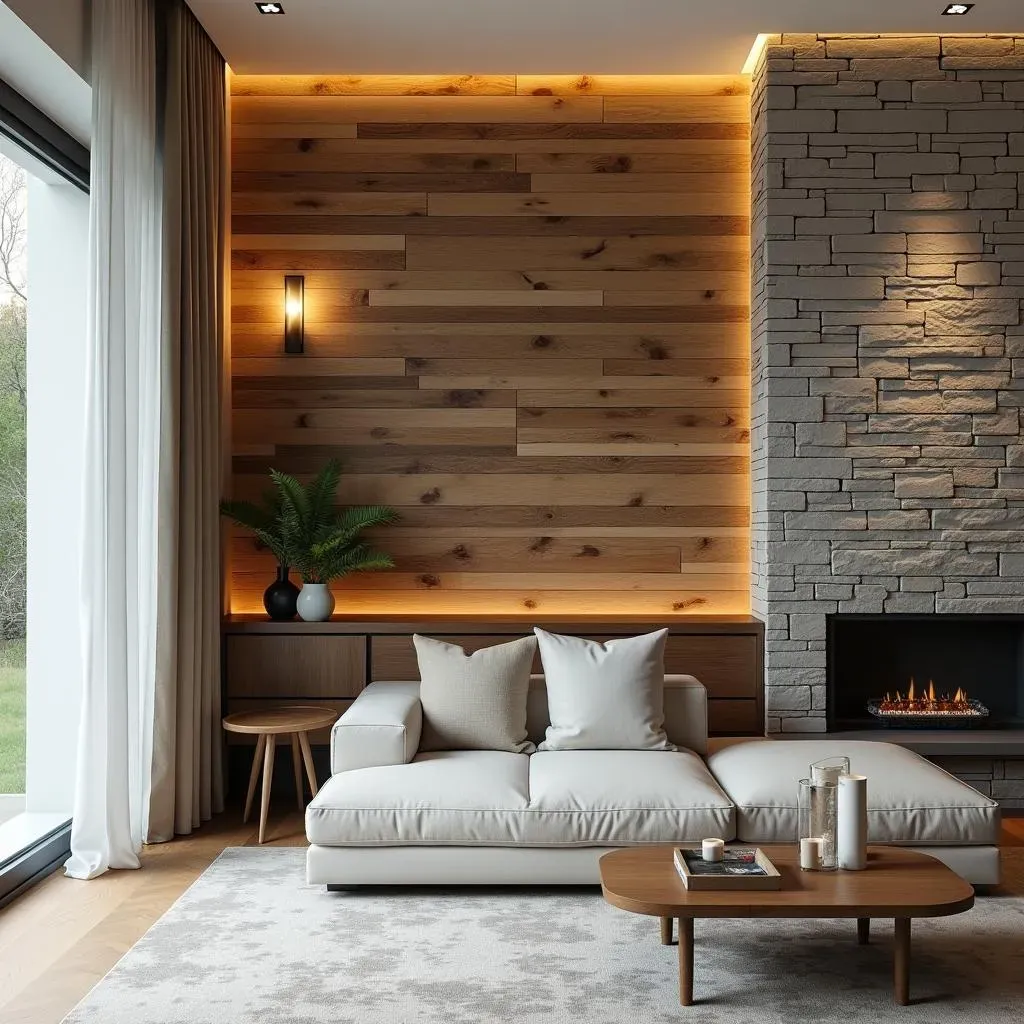 Natural and Reclaimed Material Accent Wall Ideas