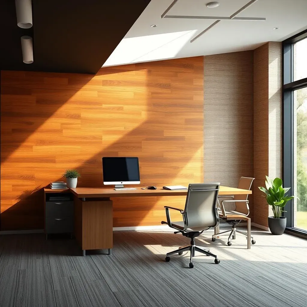 Office Accent Wall Ideas: Materials and Textures