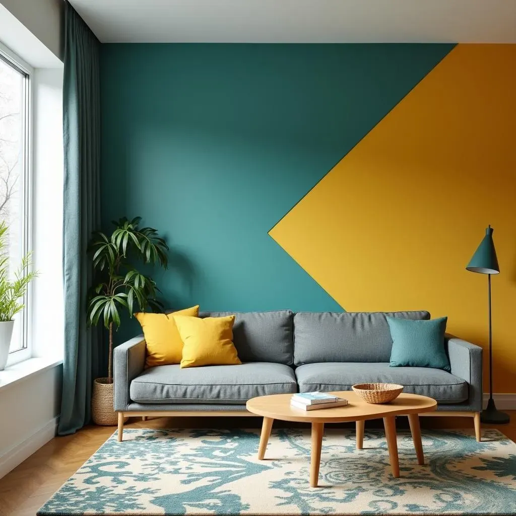 Painted Accent Wall Ideas for Living Room