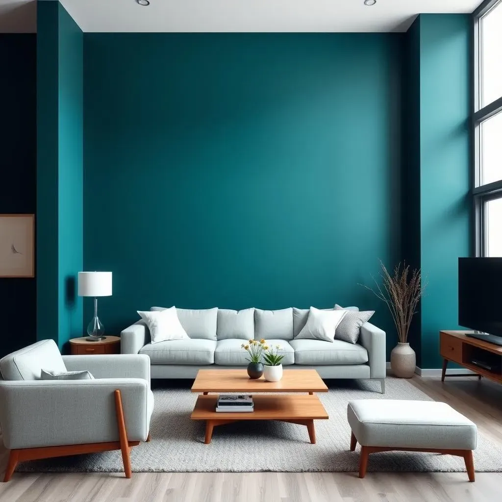Painted Modern Accent Wall: Depth and Drama