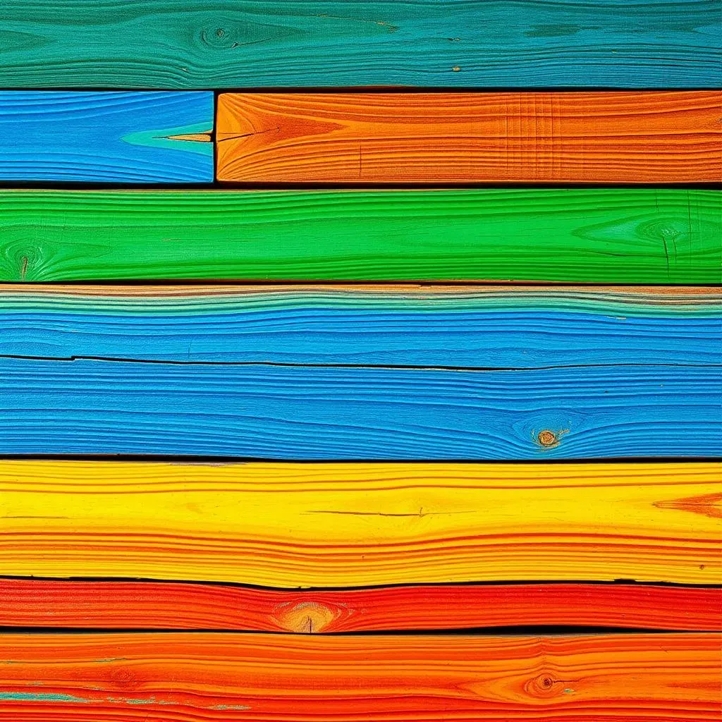Painted Wood Accent Walls: Adding a Pop of Color