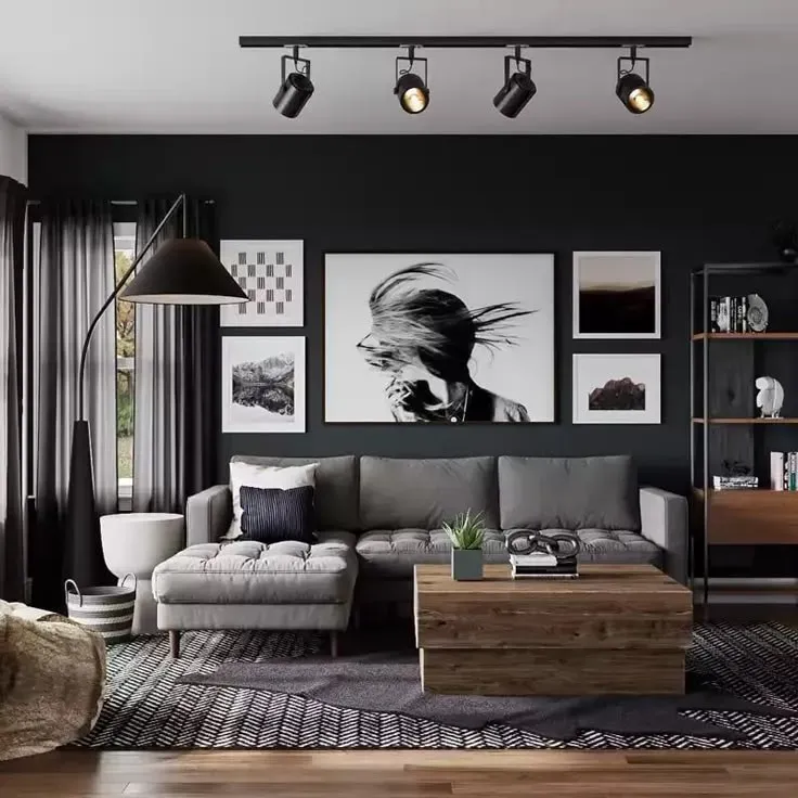 Picking Your Perfect Black: Hue and Finish for Your Modern Black Accent Wall