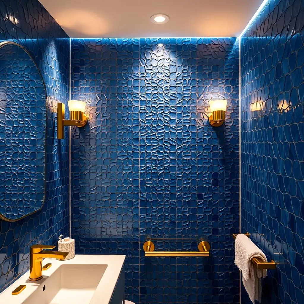 Powder Room Accent Wall Ideas: Lighting & Fixtures