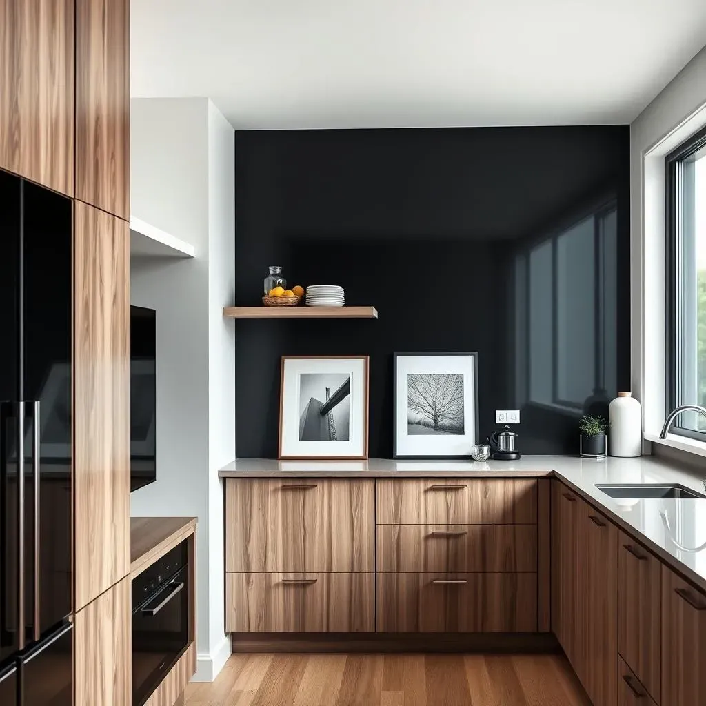 Practical and Stylish Uses for a Black Accent Wall in Your Kitchen