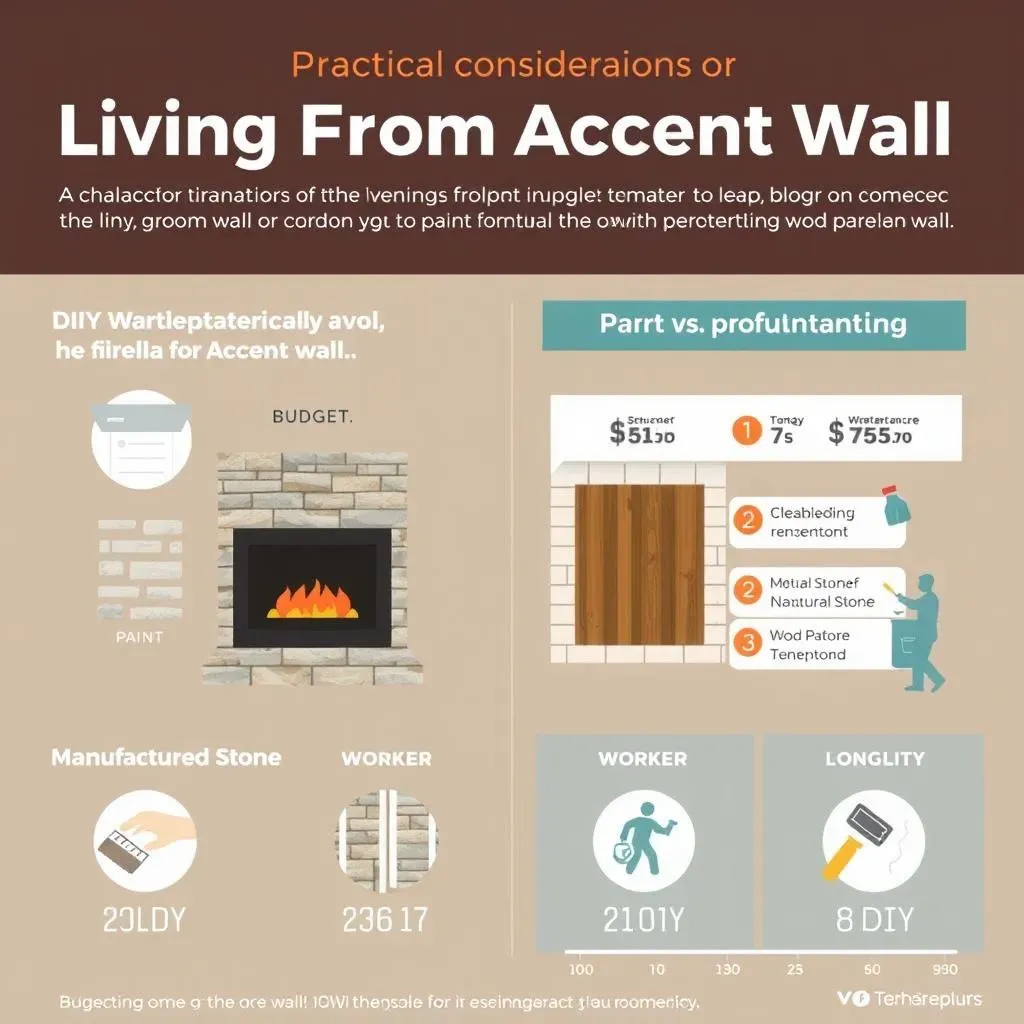 Practical Considerations for Your Living Room Fireplace Accent Wall