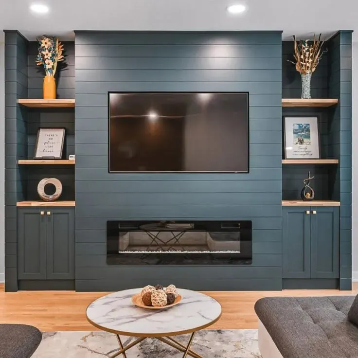 Pulling it Together: Lighting and Decor for Your Accent Wall with TV