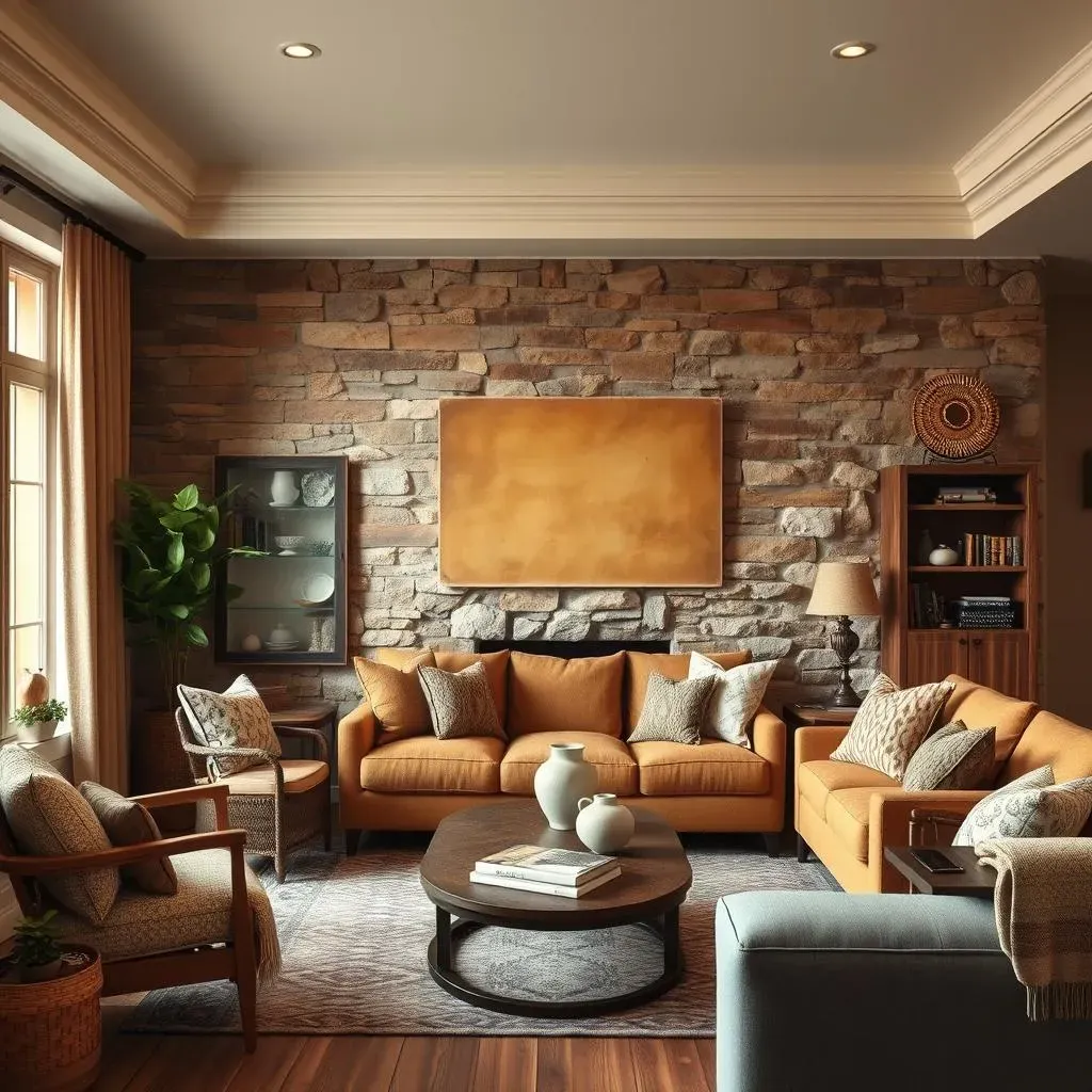 Absolute Rustic Accent Wall Ideas for Living Room