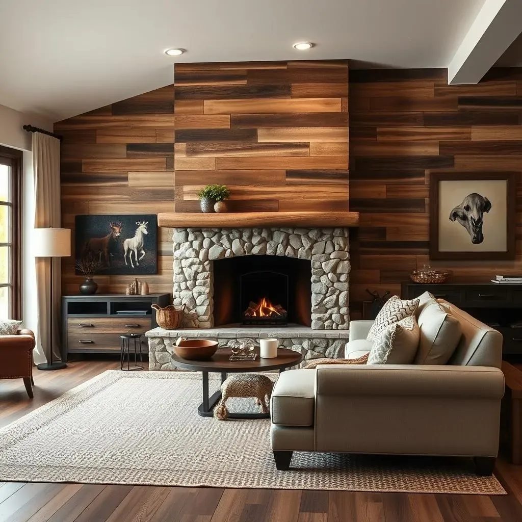 Rustic Living Room Accent Wall Ideas: Inspiration and Examples