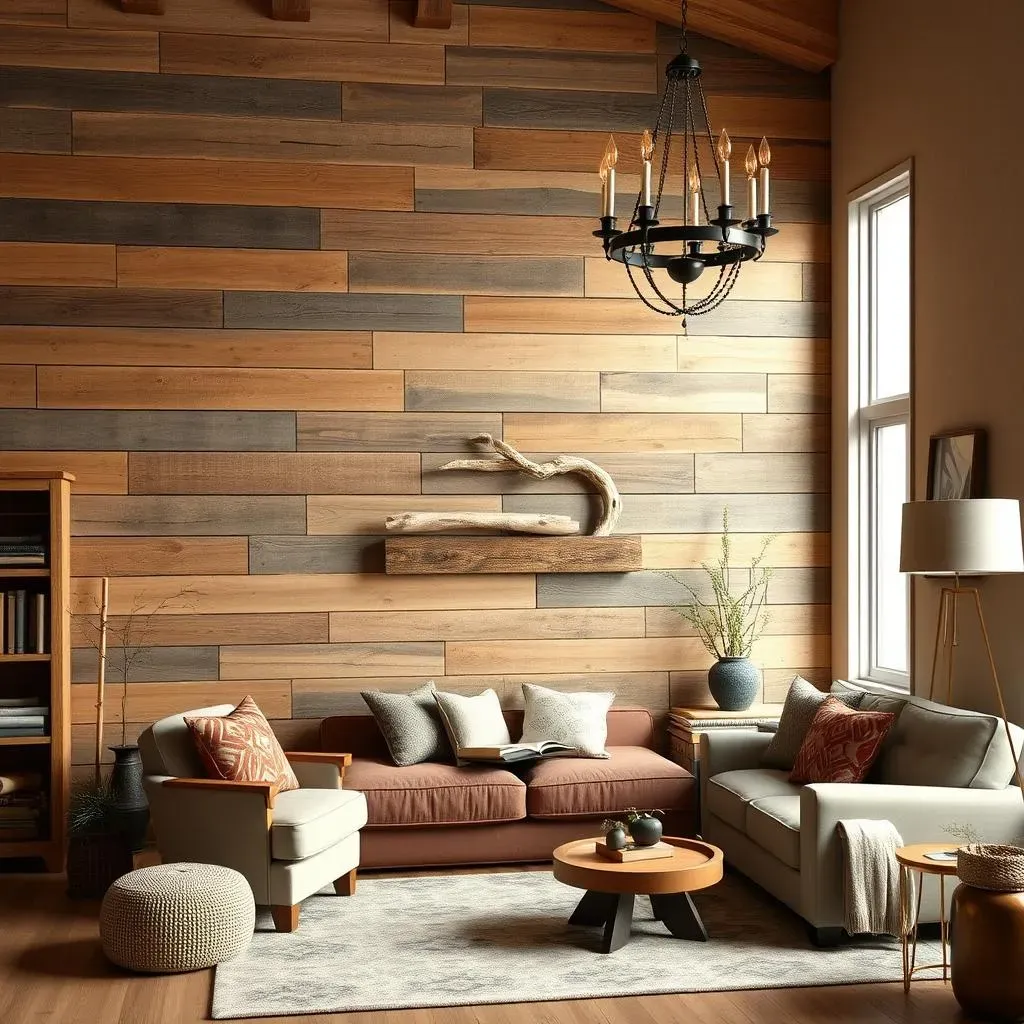 Rustic Wood Accent Walls: A Touch of Farmhouse Charm