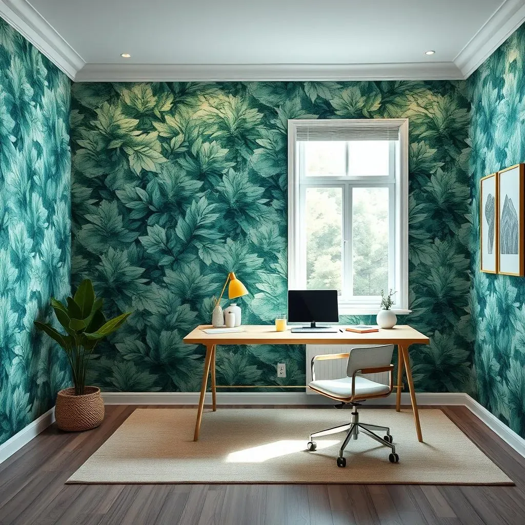 Selecting the Perfect Wallpaper for Your Home Office Accent Wall