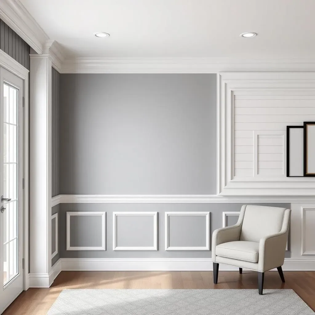 Shiplap and Trim: Modern DIY Accent Wall Ideas
