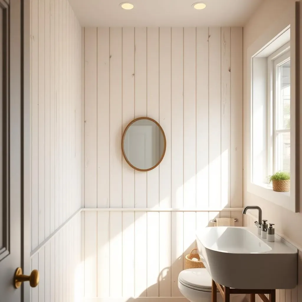 Small Bathroom? No Problem! Rustic Accent Wall Ideas for Small Spaces