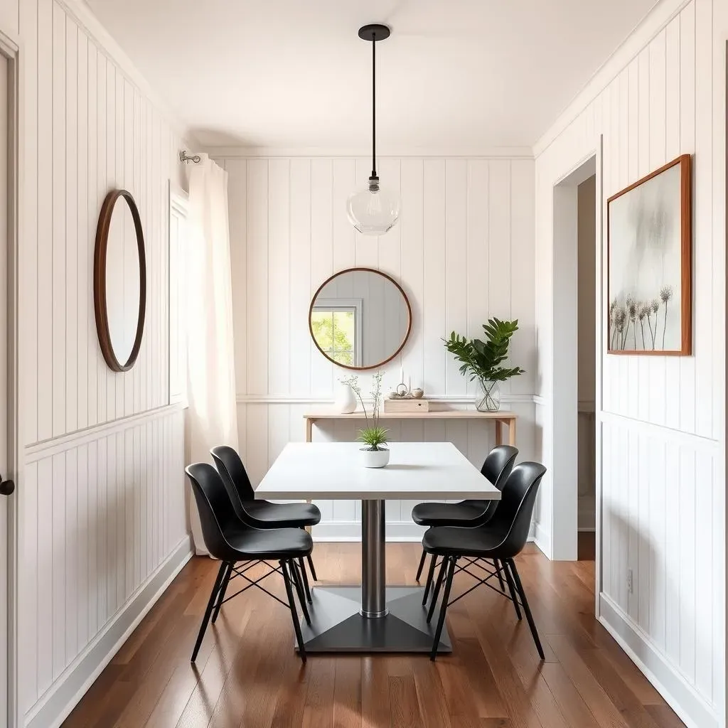 SpaceSaving Solutions: Shiplap in Small Dining Rooms and Apartments