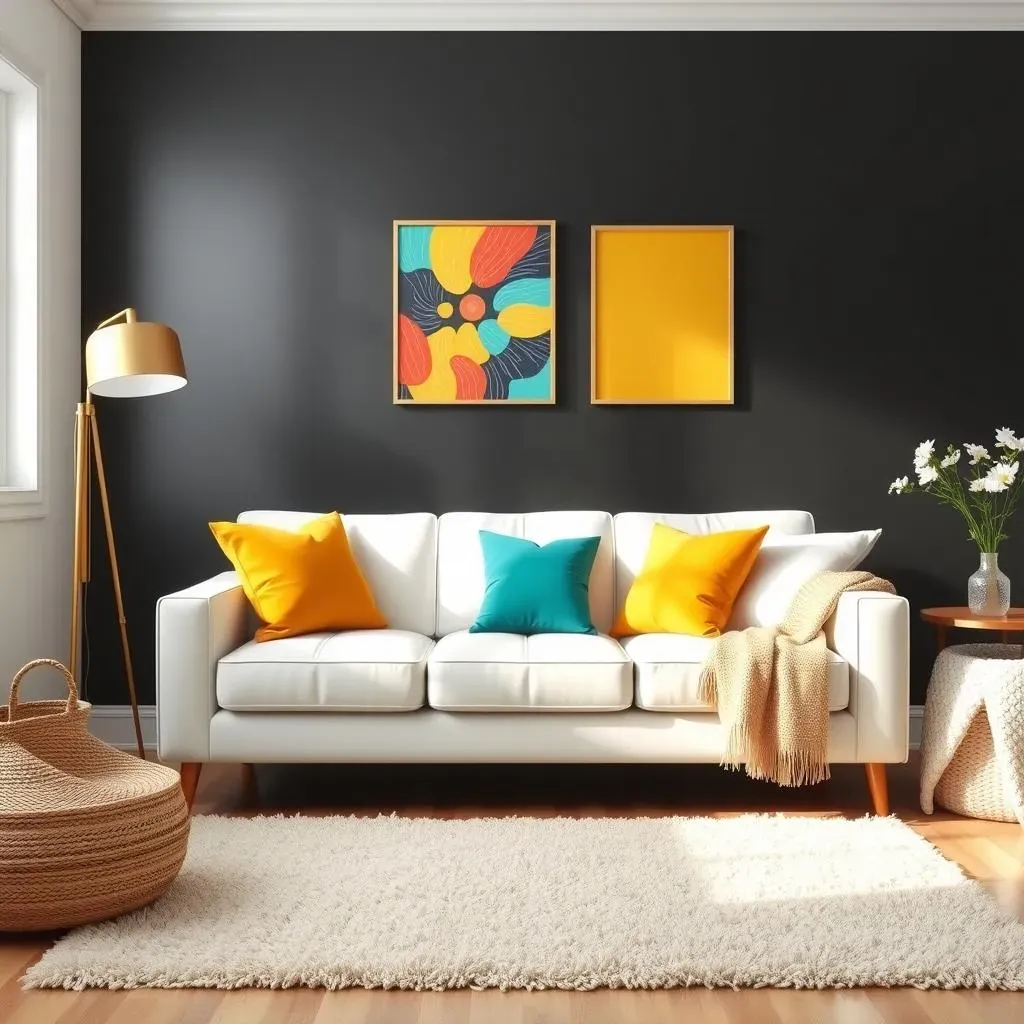 Styling and Decorating Around Your New Black Accent Wall