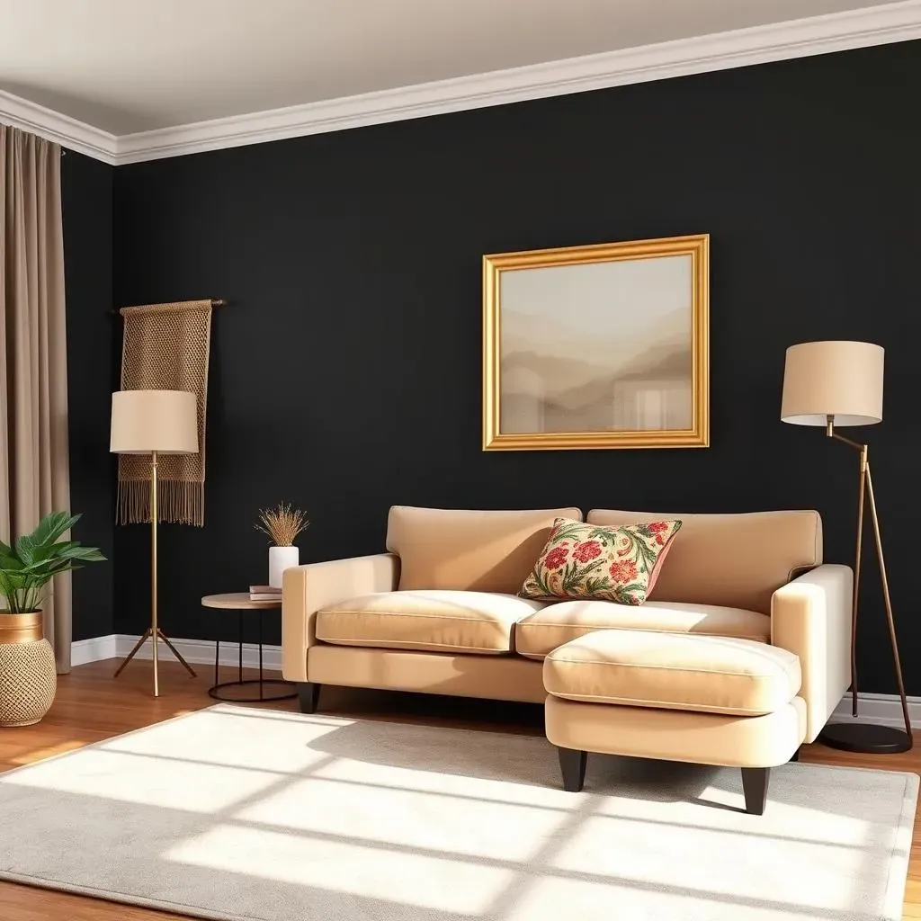 Styling Your Black Accent Wall: Decor & Furniture