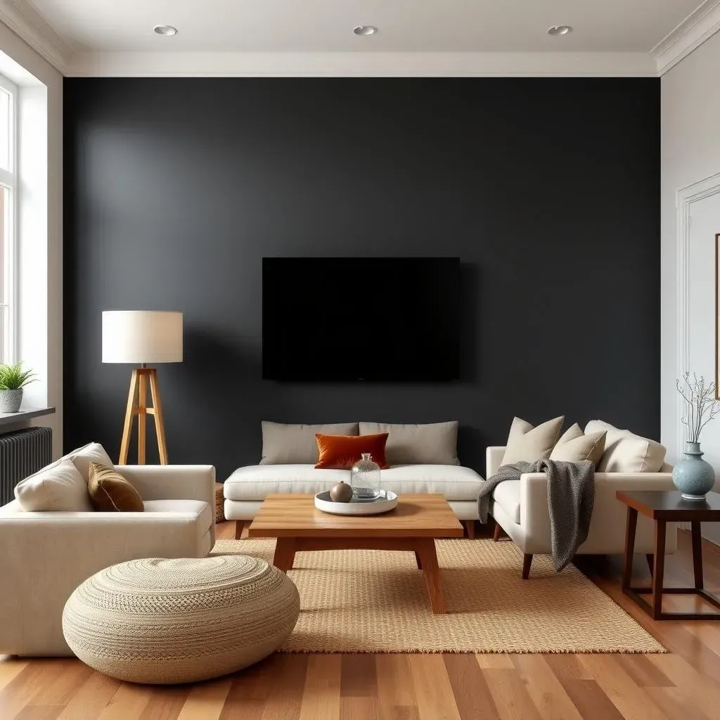 Styling Your Black Accent Wall: Furniture, Decor, and Lighting