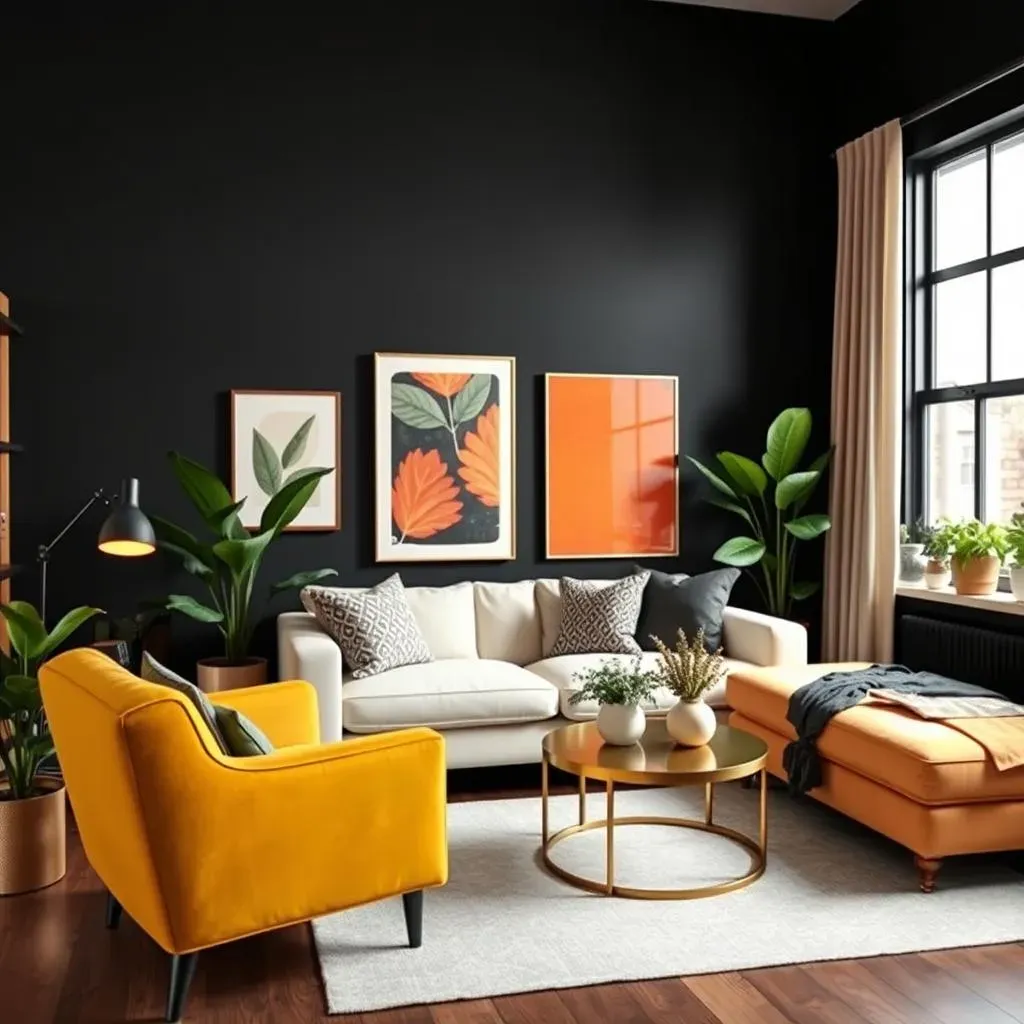 Styling Your Black Walls: Furniture, Decor, and Lighting Tips