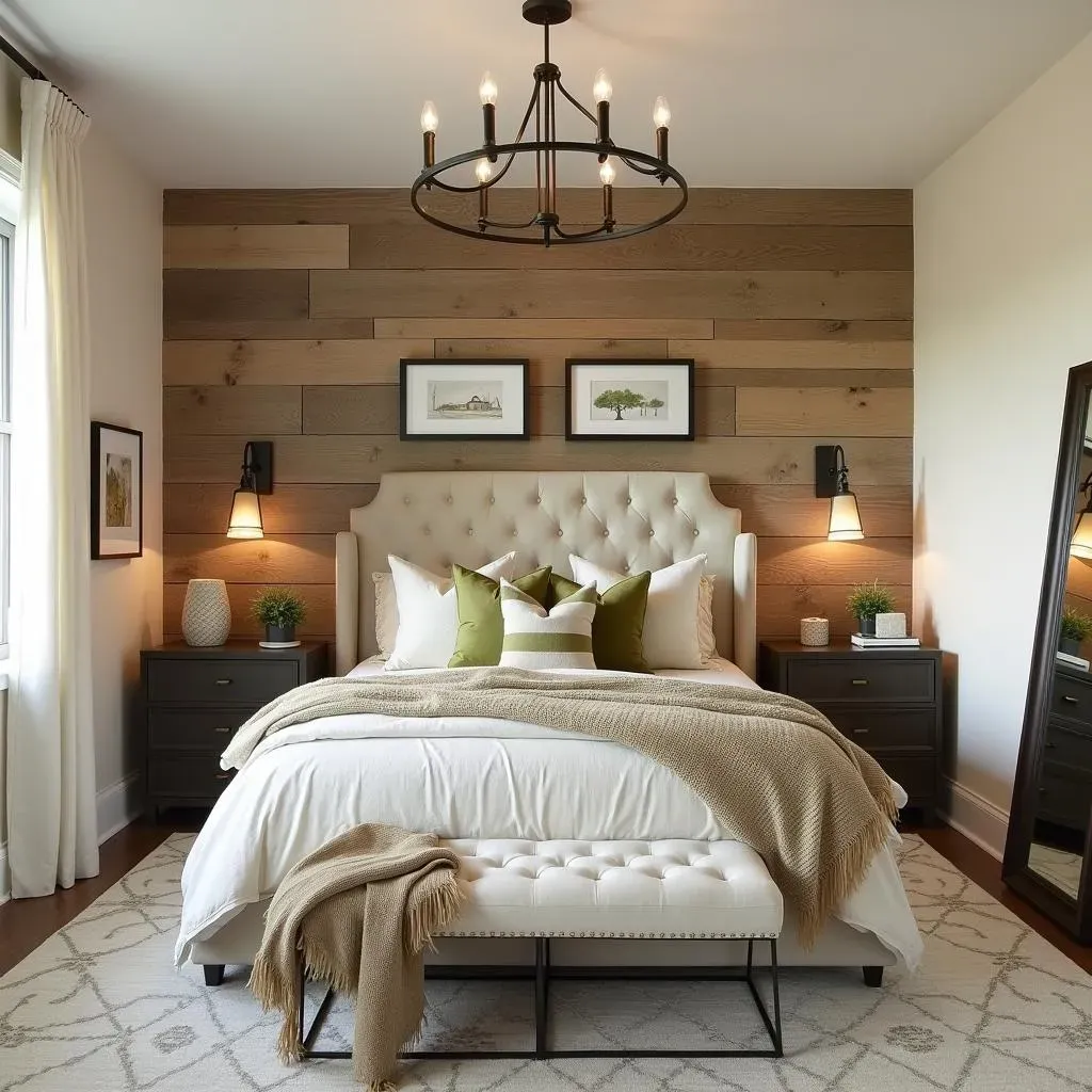 Styling Your Master Bedroom with a Wood Accent Wall