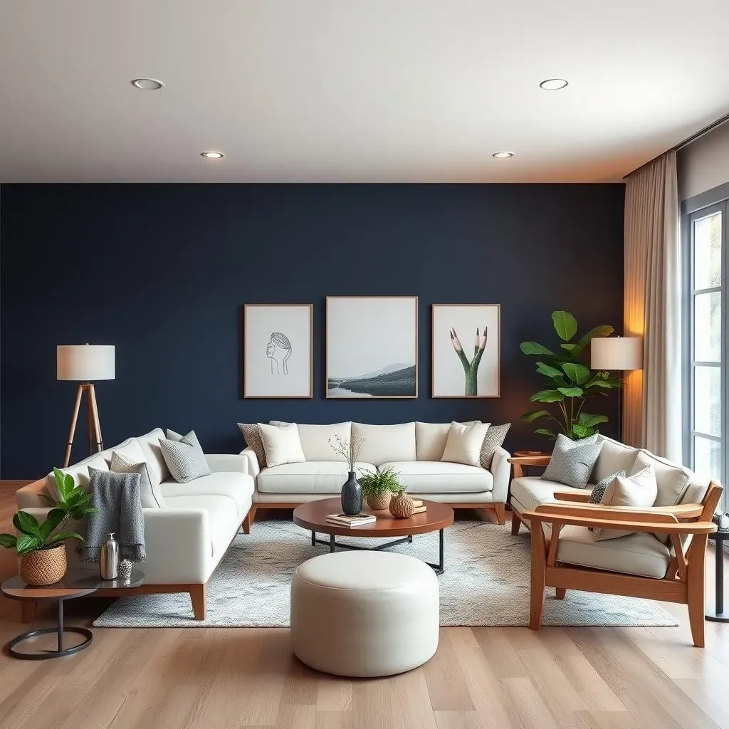 Styling Your Space: Furniture and Decor Around a blue accent wall