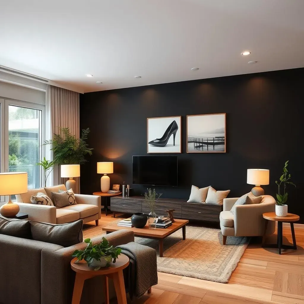 Styling Your Space with a Black Accent Wall