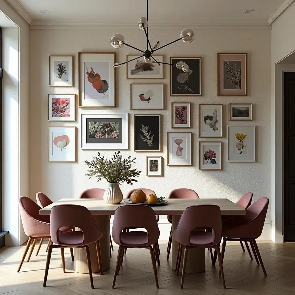 Stylish and Chic Dining Room Accent Walls for Apartments