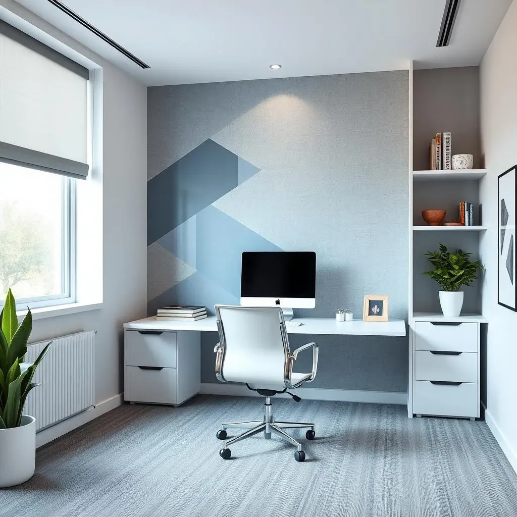 Stylish Wallpaper Accent Wall Ideas for Different Office Styles