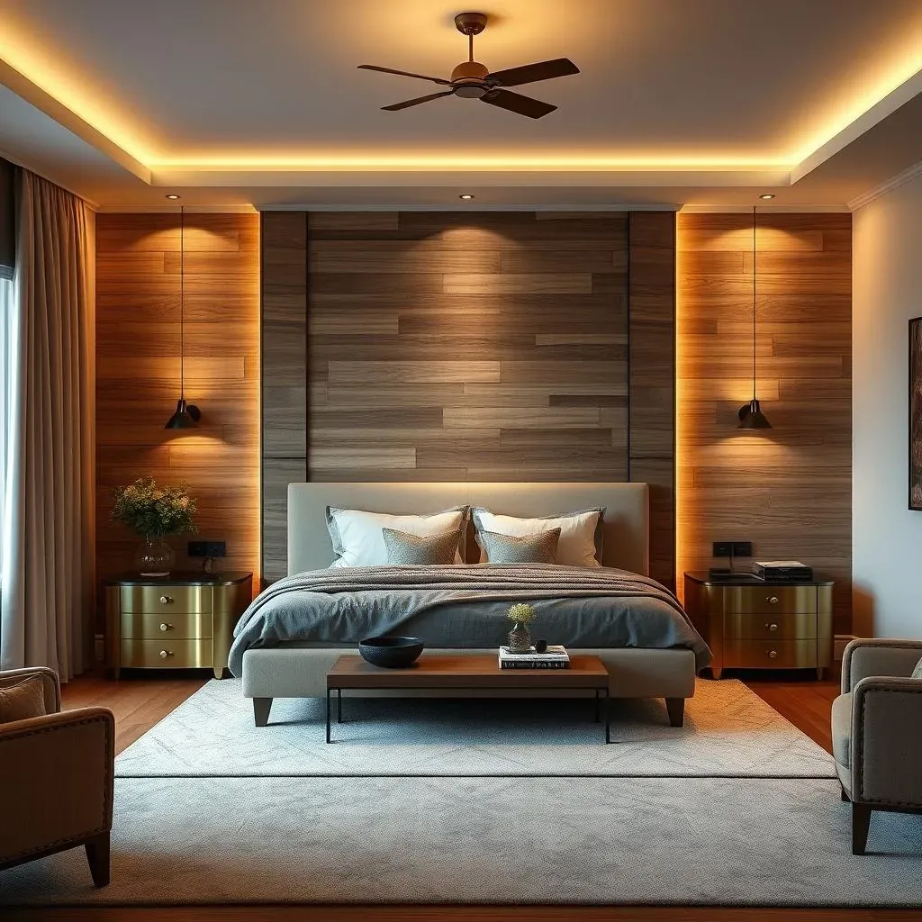 Textured Master Bedroom Accent Wall Ideas